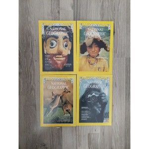 Vintage 70s National Geographic Magazines Bundle